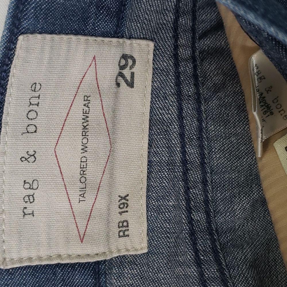 Rag & Bone Rb19x Indigo Chambray Jeans - image 6